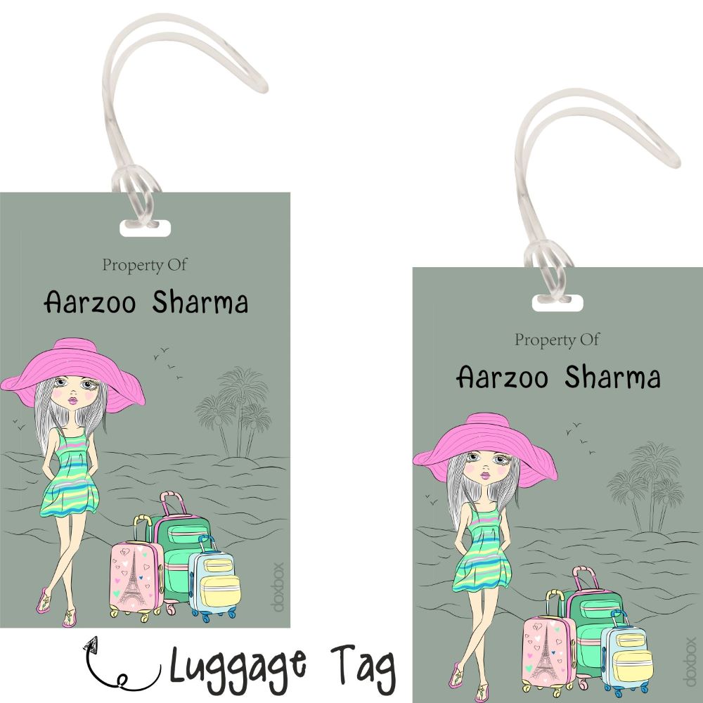 Luggage tag - Holiday Fun Doxbox Store|]Peppydots