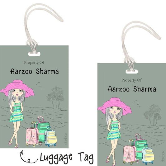 Luggage tag - Holiday Fun Doxbox Store|]Peppydots