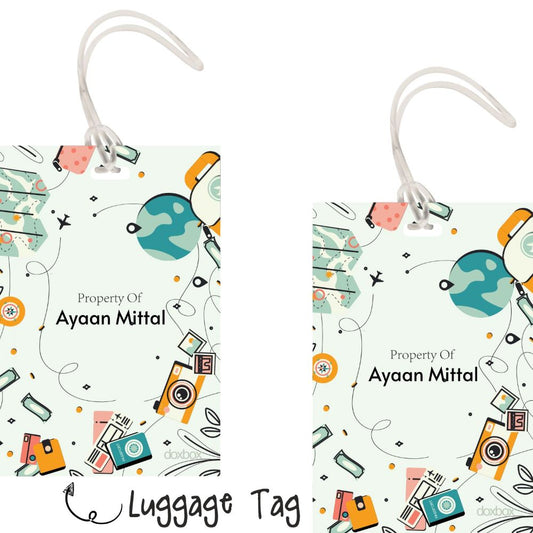 Luggage tag - Travel Doxbox Store|]Peppydots