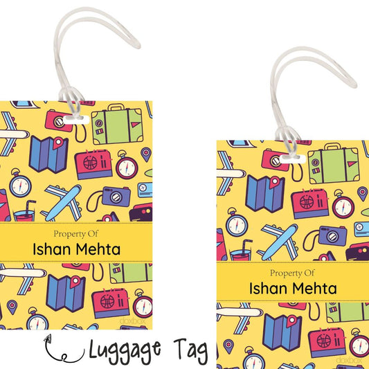 Luggage tag - Vacation Mode Doxbox Store|]Peppydots