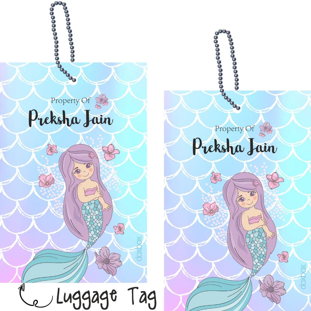 Luggage Tag - Mermaid Doxbox Store|]Peppydots