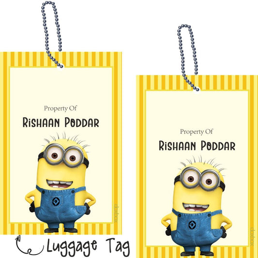 Luggage tag - Minions Doxbox Store|]Peppydots