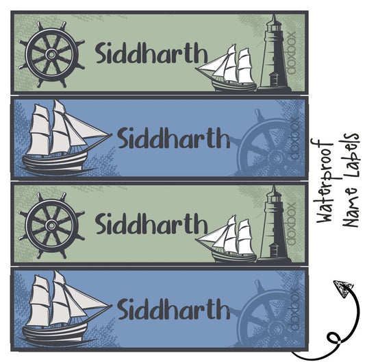 Waterproof Labels - Nautical Doxbox Store|]Peppydots