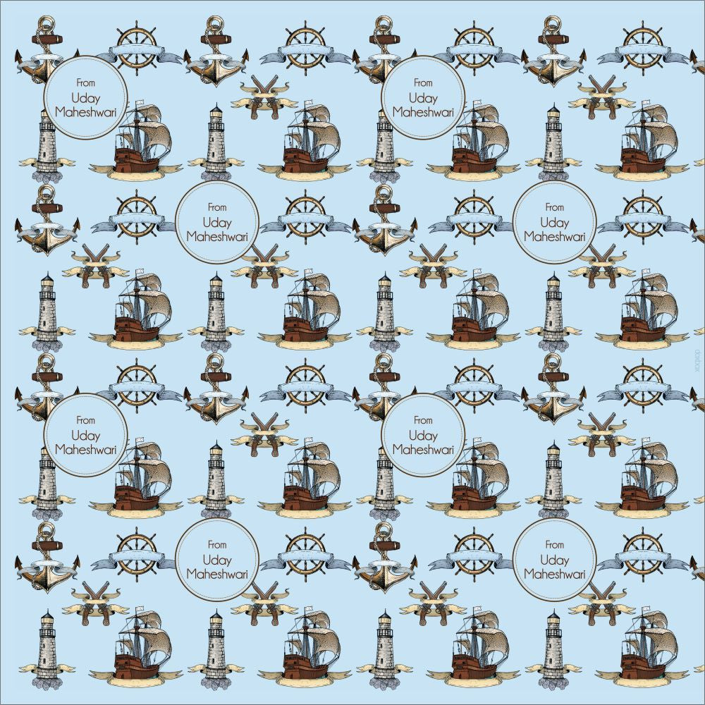 Wrapping Paper - Nautical Doxbox Store|]Peppydots