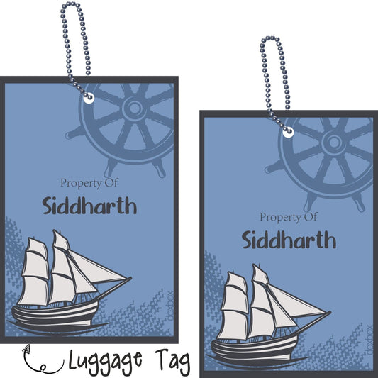 Luggage Tag - Nautical Doxbox Store|]Peppydots