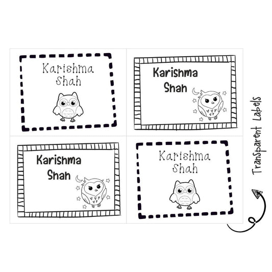 Transparent Labels - Owl Doxbox Store|]Peppydots