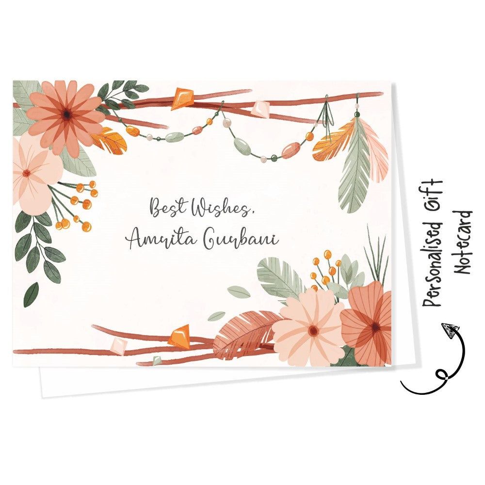 Gift notecard -Boho Flower Doxbox Store|]Peppydots