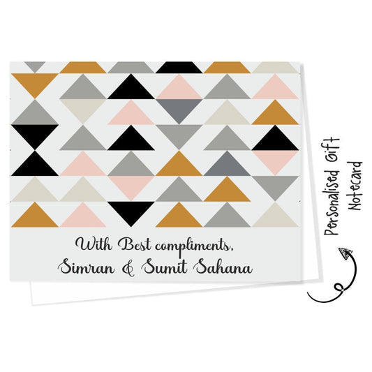 Gift notecard -Triangle Pattern Doxbox Store|]Peppydots