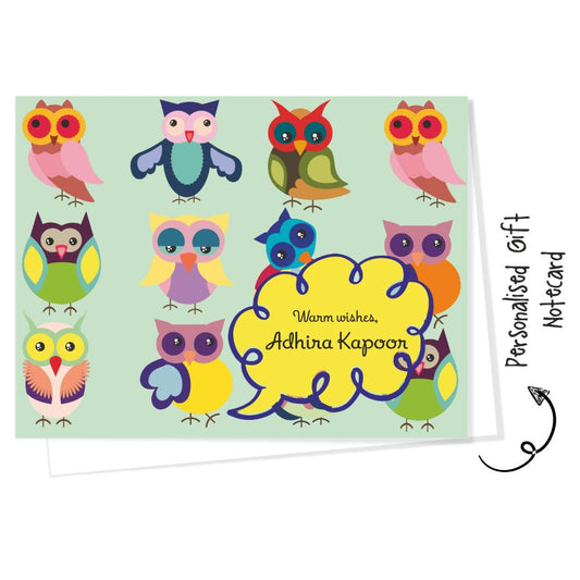 Gift notecard - Cute Owls Doxbox Store|]Peppydots
