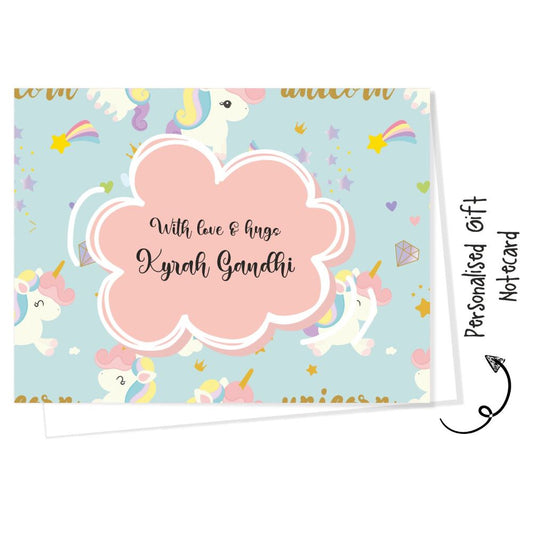 Gift notecard - Cute Unicorn Doxbox Store|]Peppydots