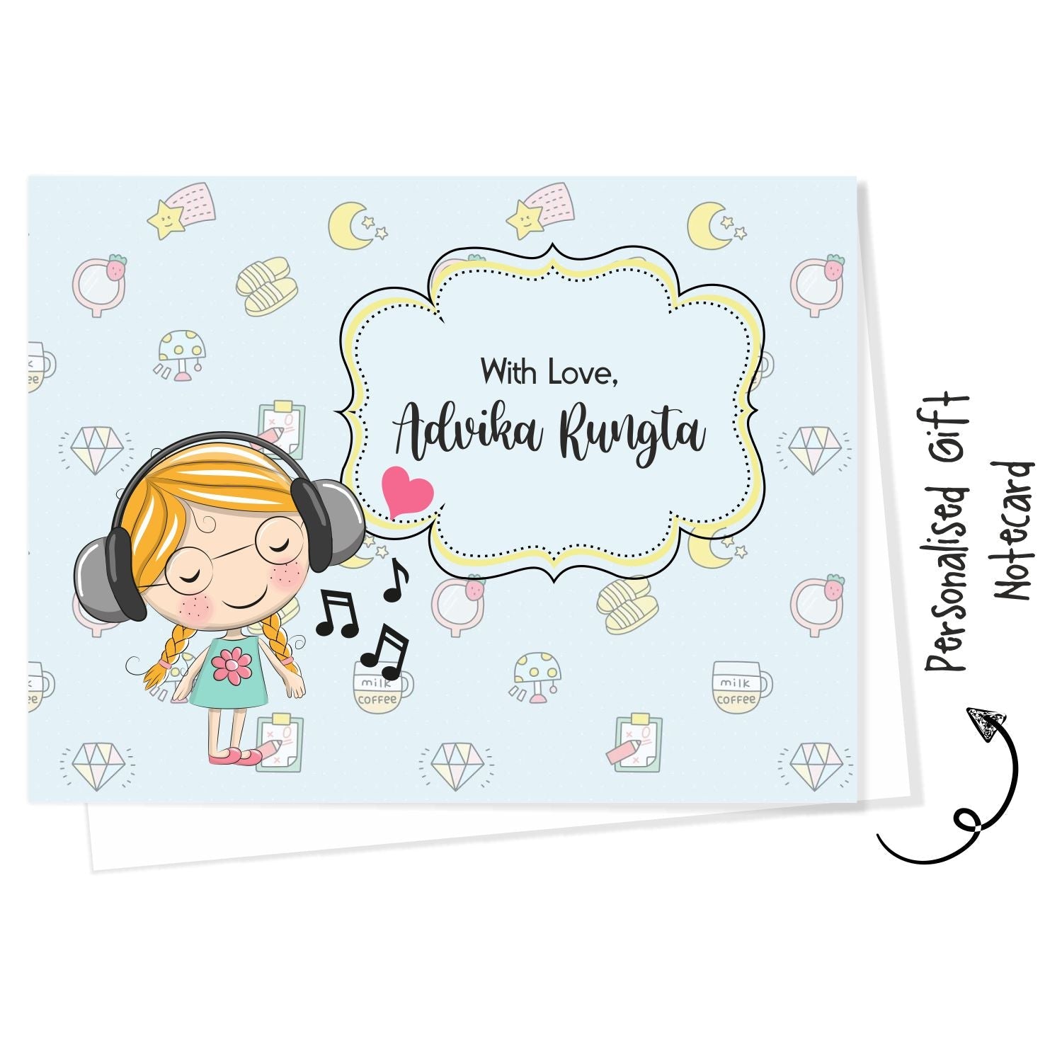 Gift notecard - Green Girl Doxbox Store|]Peppydots