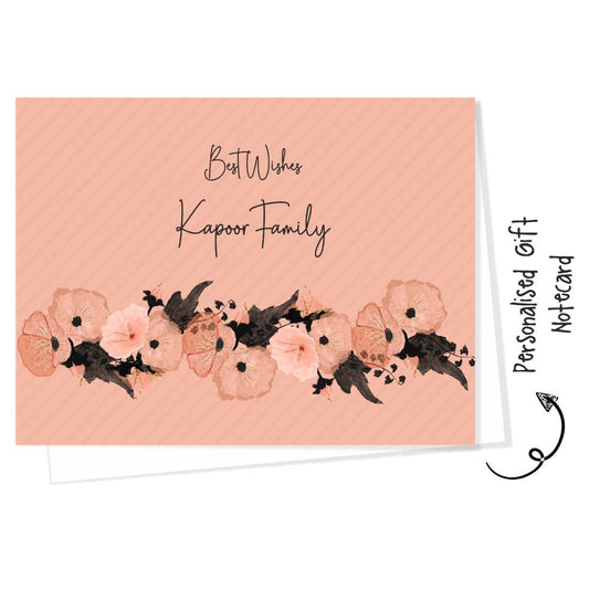 Gift notecard -Peach Floral Doxbox Store|]Peppydots