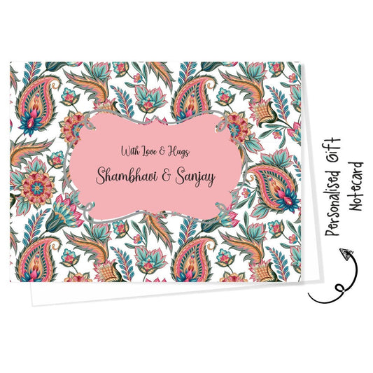 Gift notecard -Vintage floral Doxbox Store|]Peppydots