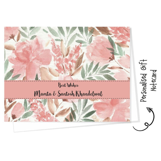 Gift notecard -Watercolor floral Doxbox Store|]Peppydots