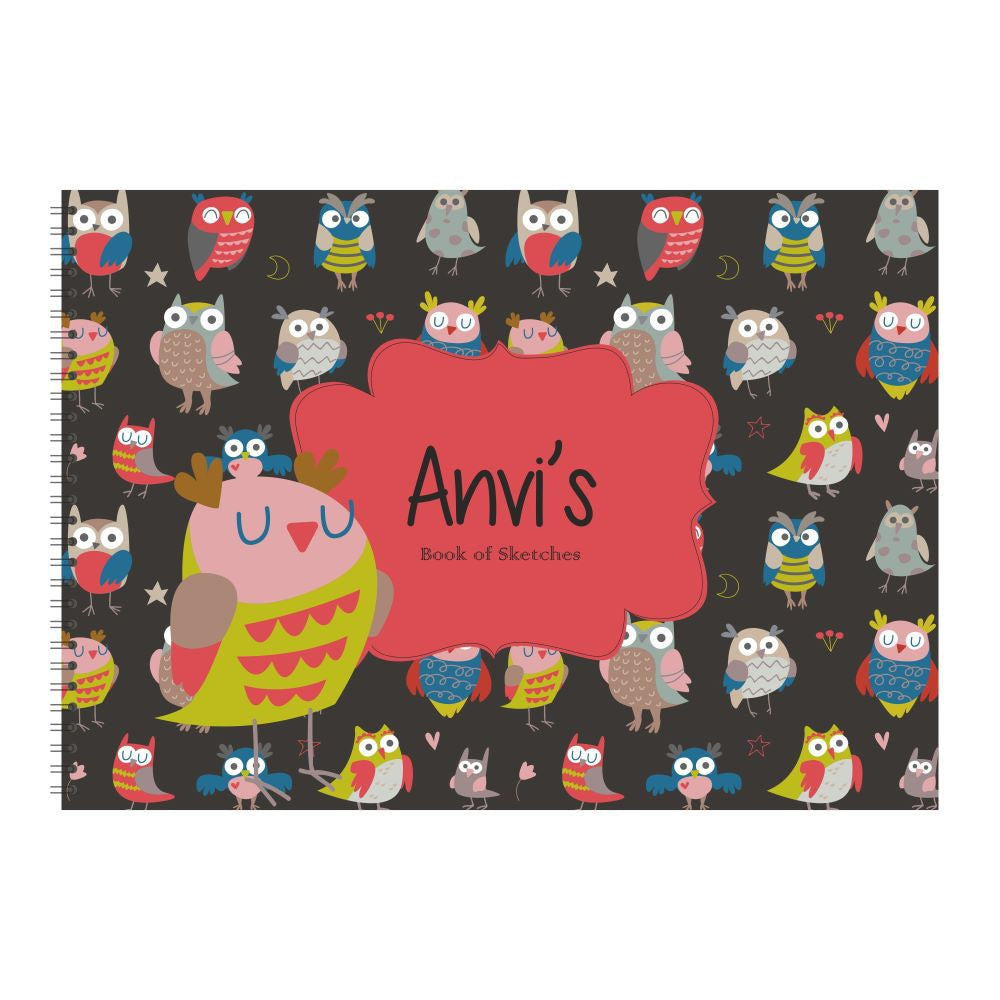 Personalised Sketchbook - Bird Doxbox Store|]Peppydots