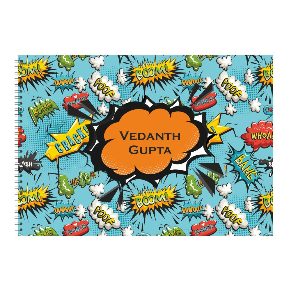 Personalised Sketchbook - Comic Doxbox Store|]Peppydots