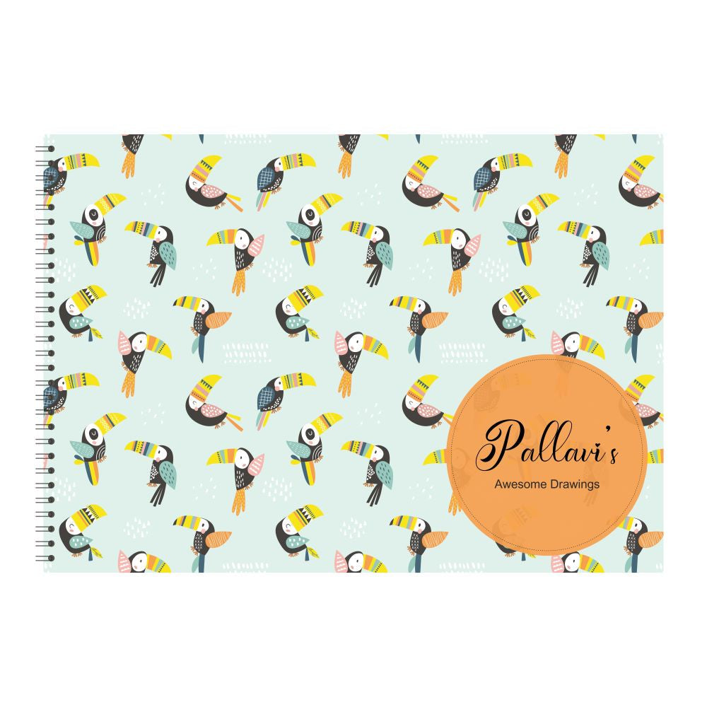 Personalised Sketchbook - Taucan Doxbox Store|]Peppydots