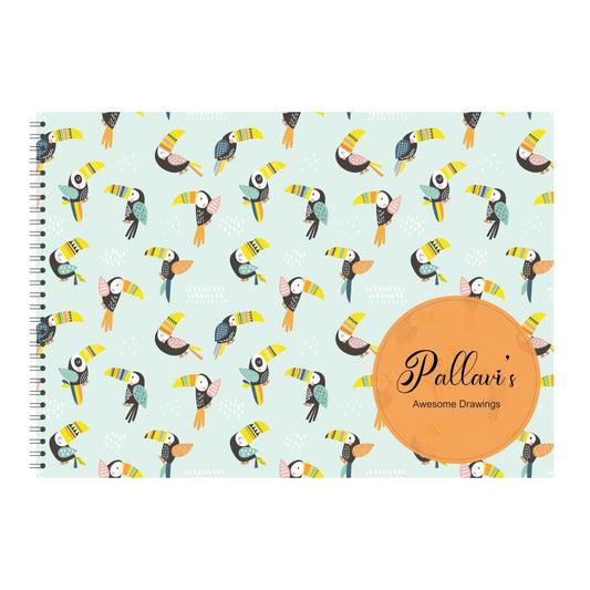 Personalised Sketchbook - Taucan Doxbox Store|]Peppydots