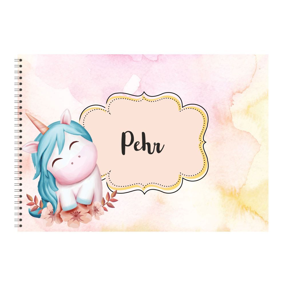 Personalised Sketchbook - Unicorn Doxbox Store|]Peppydots
