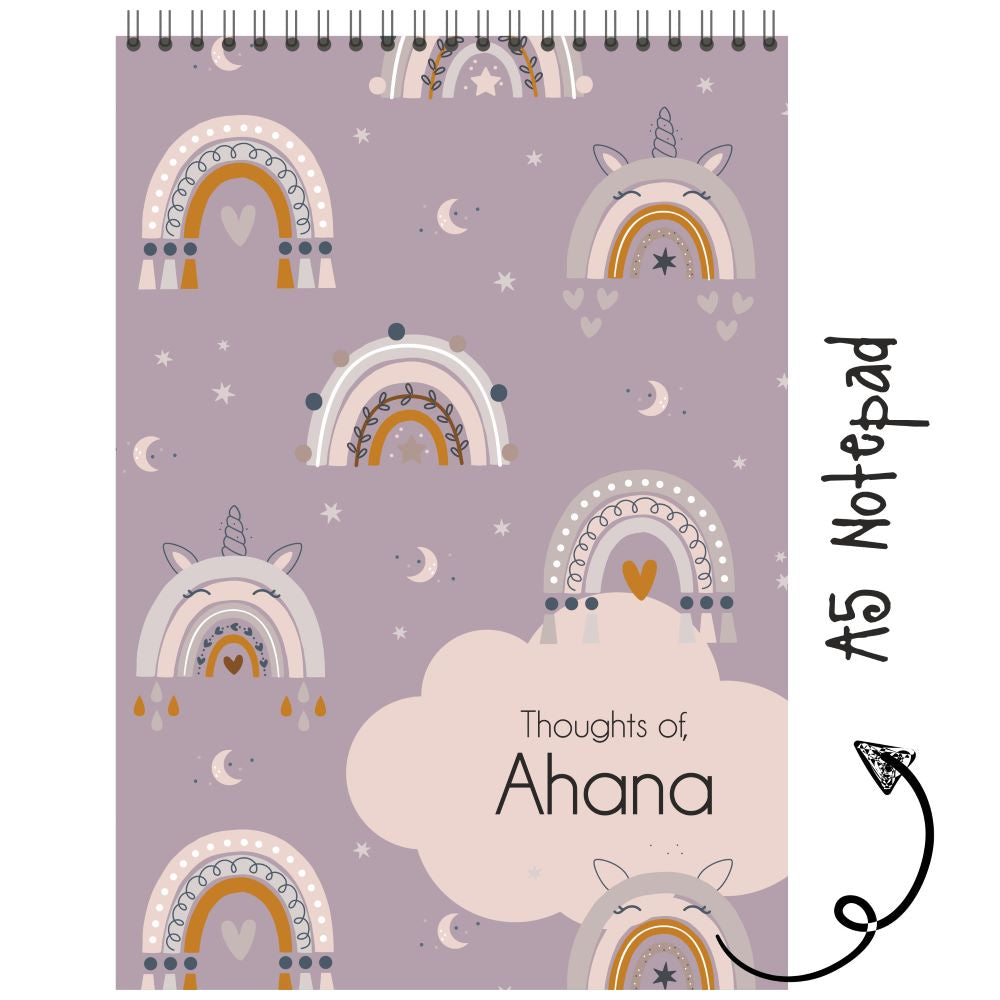 Notepad - Boho Rainbow Doxbox Store|]Peppydots