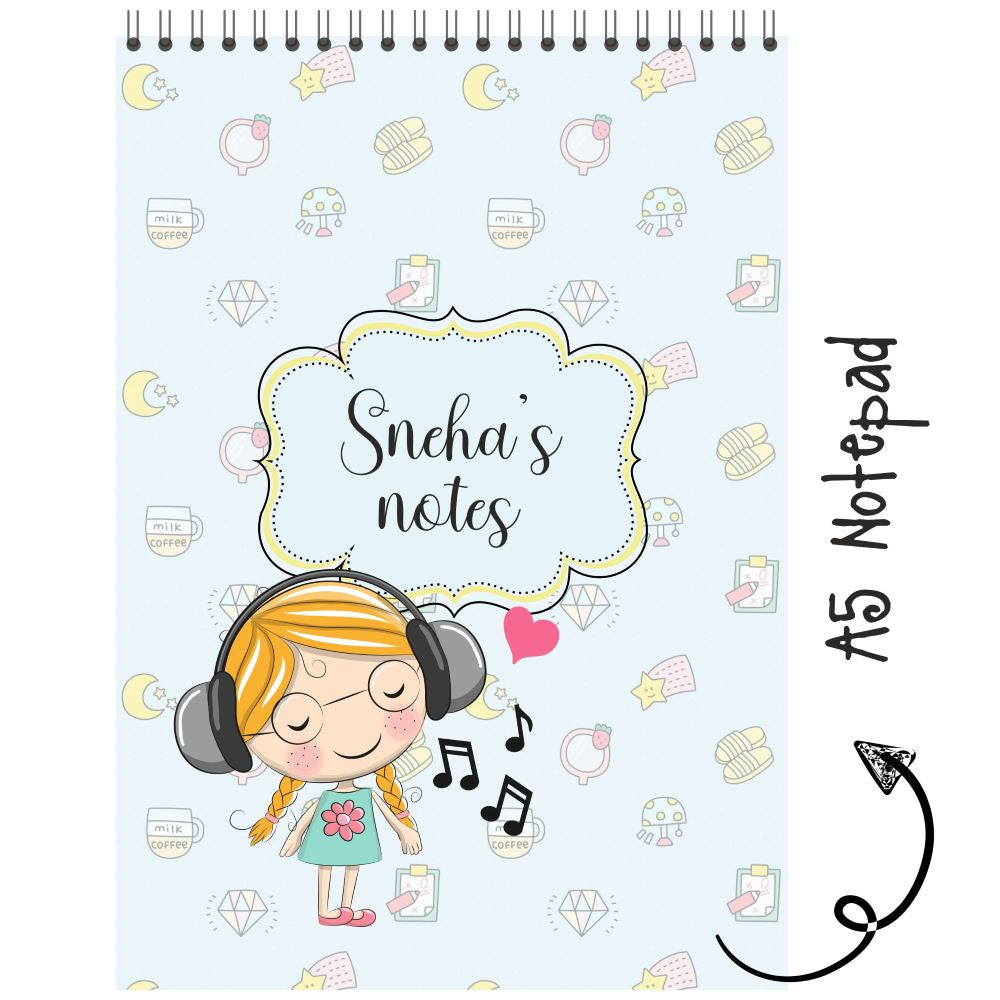 Notepad - Green Girl Doxbox Store|]Peppydots