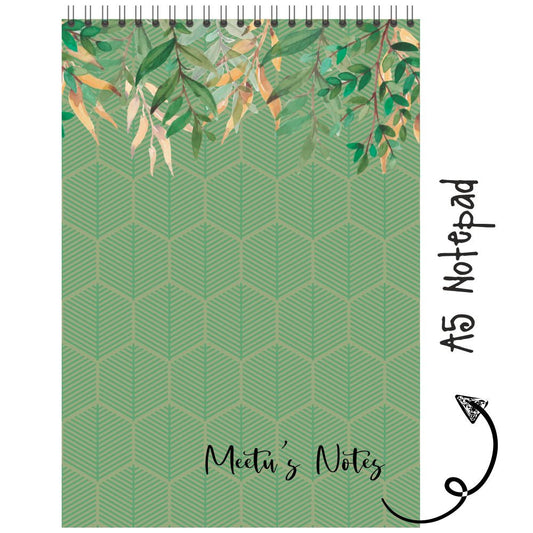 Notepad - Hexagonal Leaf Doxbox Store|]Peppydots