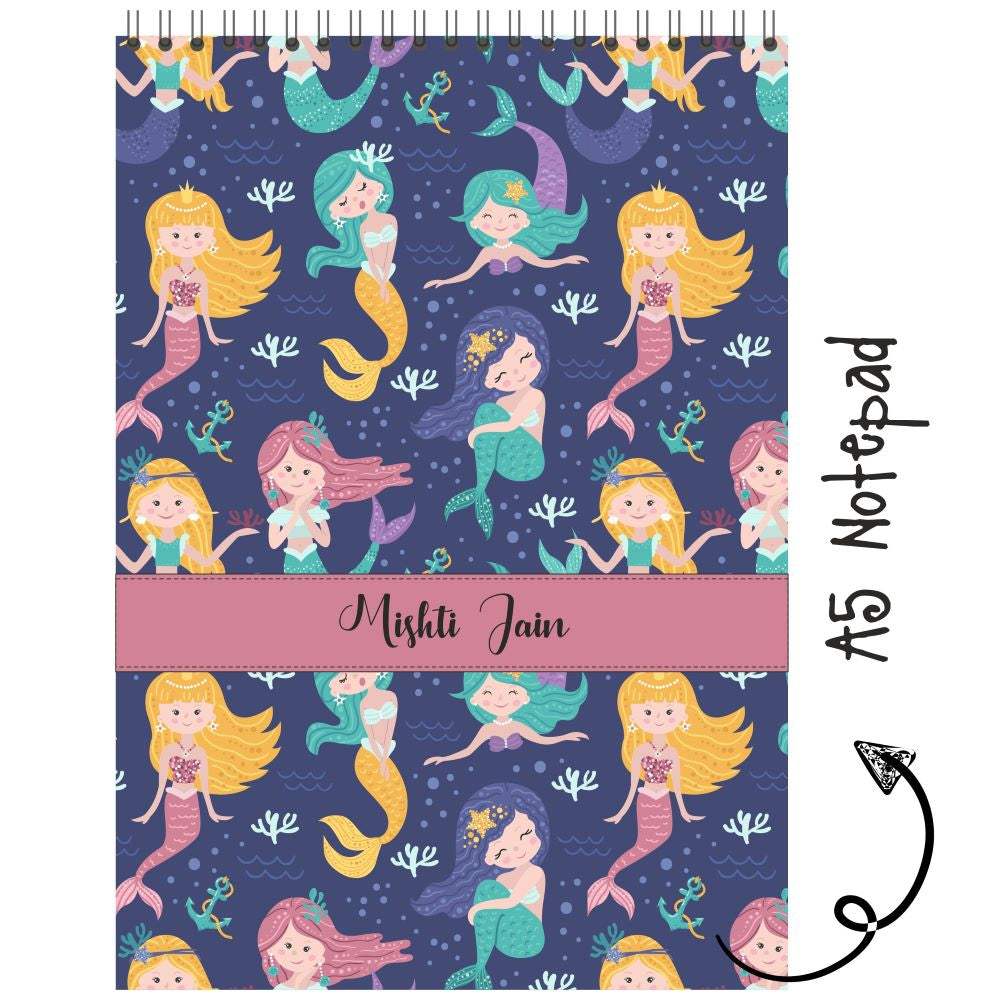 Notepad - Mermaid Pattern Doxbox Store|]Peppydots