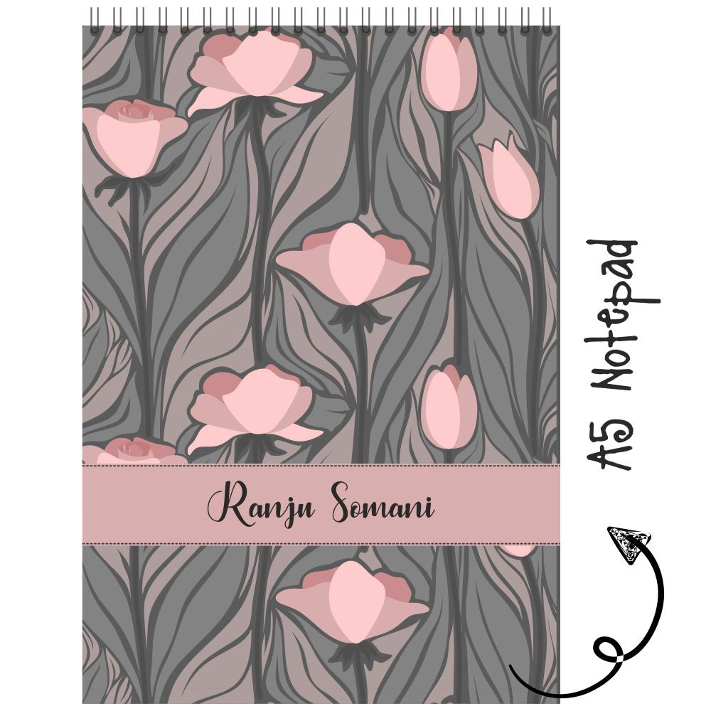 Notepad - Peach Roses Doxbox Store|]Peppydots