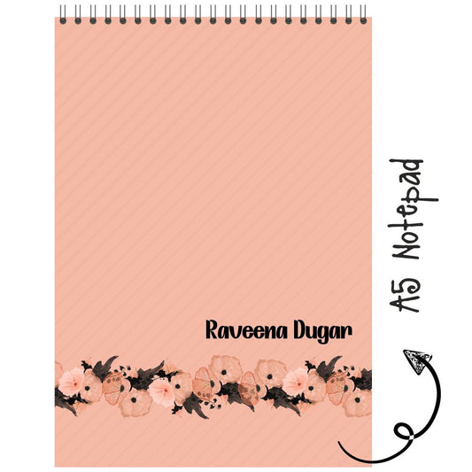 Notepad - Peach Stripes Doxbox Store|]Peppydots
