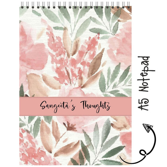 Notepad - Watercolor Floral Doxbox Store|]Peppydots
