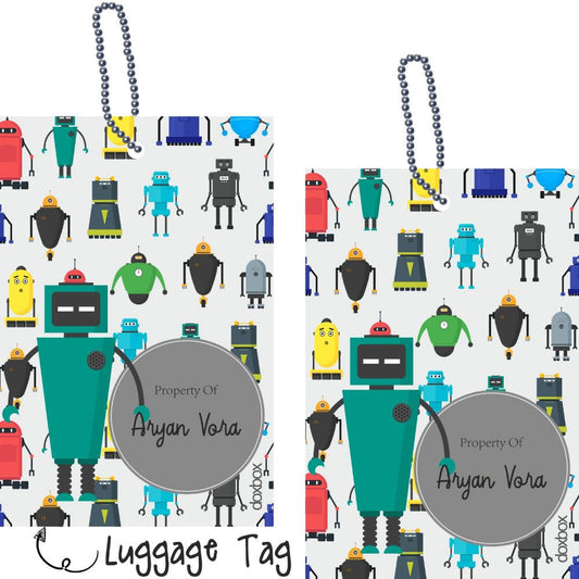 Luggage Tag - Robert Pattern Doxbox Store|]Peppydots
