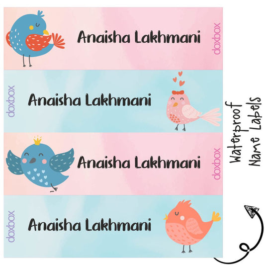 Waterproof Labels - Sweet bird Doxbox Store|]Peppydots
