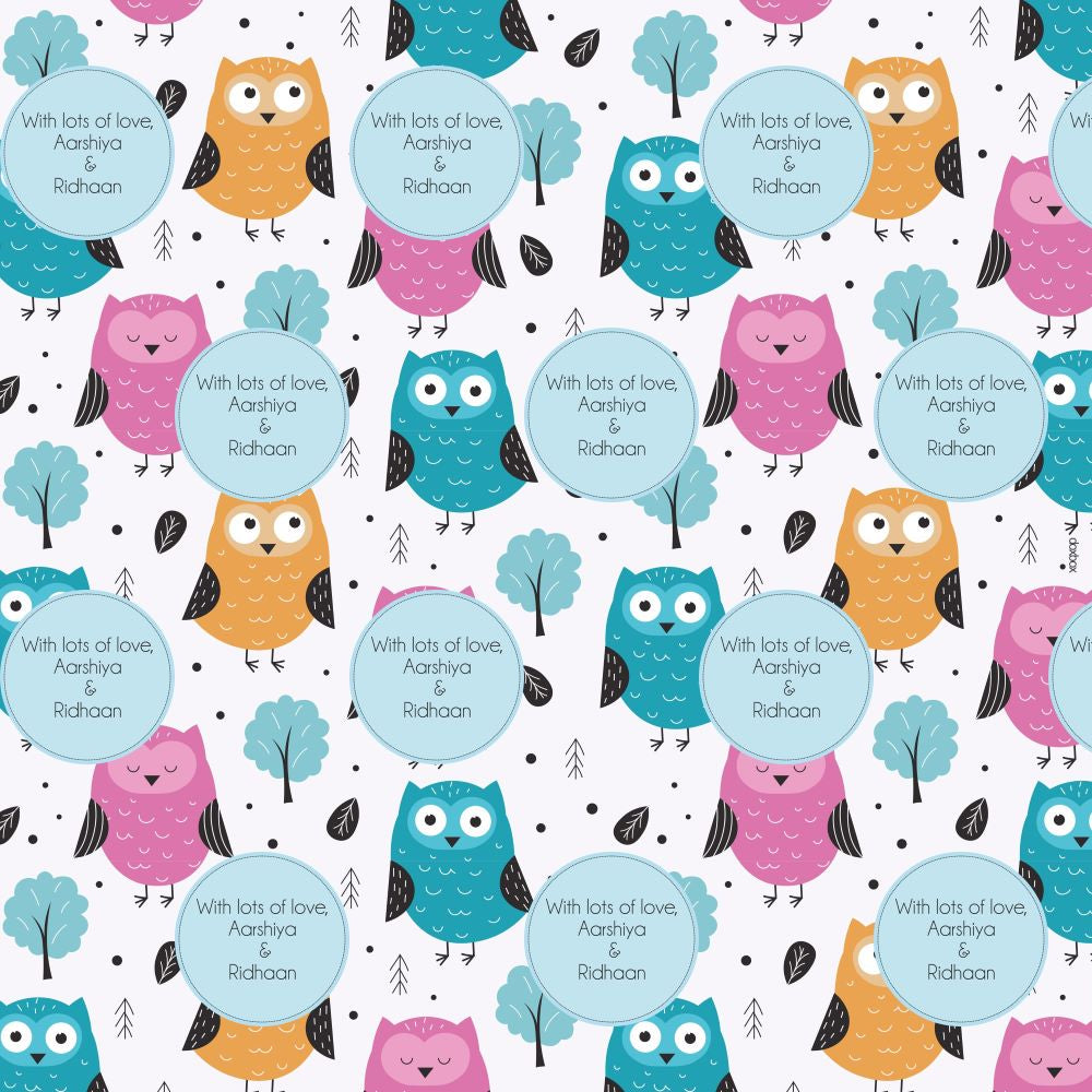 Wrapping Paper - Sweet Owls Doxbox Store|]Peppydots