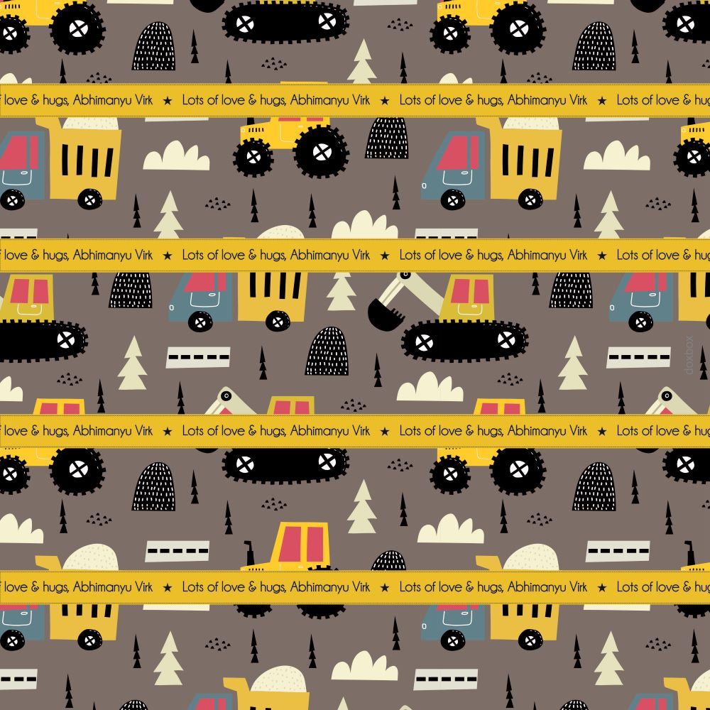 Wrapping Paper - Trucks Doxbox Store|]Peppydots