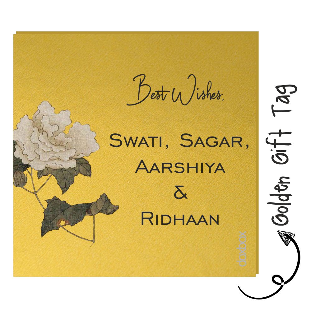 Golden Gift Tag - Vintage Flowers Doxbox Store|]Peppydots